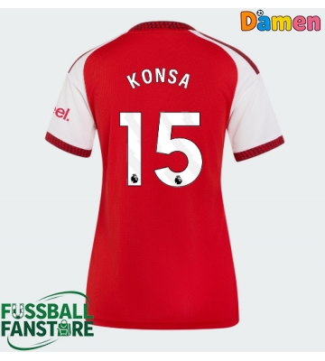 Arsenal Ezri Konsa #15 Replik Heimtrikot Damen 2026-27 Kurzarm